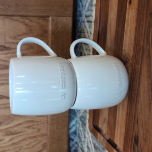 2 Le Creuset Heritage Mugs